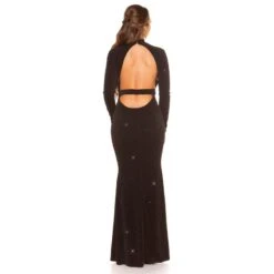 Bodenlanges Damen Glitzer-Abendkleid Red-Carpet Look Schwarz 11 Bodenlanges Damen Glitzer-Abendkleid Red-Carpet Look Schwarz -Günstiges Moden Funke Geschäft bodenlanges damen glitzer abendkleid red carpet look schwarz4