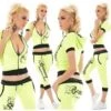 Damen Crazy Age Jogginganzug Sport-Set Neon Gelb/Schwarz 1 Damen Crazy Age Jogginganzug Sport-Set Neon Gelb/Schwarz -Günstiges Moden Funke Geschäft damen crazy age jogginganzug sport set neon gelb schwarz