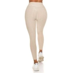Damen High Waist Sporthose Sport Leggings Beige 12 Damen High Waist Sporthose Sport Leggings Beige -Günstiges Moden Funke Geschäft damen high waist sporthose sport leggings beige5