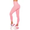 Damen High Waist Sporthose Sport Leggings Rosa -Günstiges Moden Funke Geschäft damen high waist sporthose sport leggings rosa