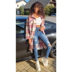 Damen Skinny Destroyed Jeans Mit Push-Up Effekt Dunkelblau -Günstiges Moden Funke Geschäft damen skinny destroyed jeans mit push up effekt dunkelblau6