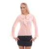 Edle Chiffon Schluppenbluse Transparent Mit Rüschen Rosa 2 Edle Chiffon Schluppenbluse Transparent Mit Rüschen Rosa -Günstiges Moden Funke Geschäft edle chiffon schluppenbluse transparent mit rueschen rosa