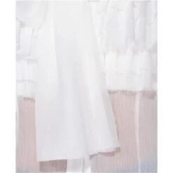 Edle Damen Chiffon Schluppenbluse Mit Volants Weiß -Günstiges Moden Funke Geschäft edle damen chiffon schluppenbluse mit volants weiss8