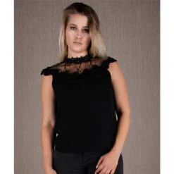 Edle Damen Kurzarm Chiffon Bluse Mit Blumenmuster Tüll Schwarz 10 Edle Damen Kurzarm Chiffon Bluse Mit Blumenmuster Tüll Schwarz -Günstiges Moden Funke Geschäft edle damen kurzarm chiffon bluse mit blumenmuster tuell schwarz3