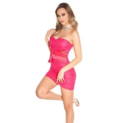 Edles Damen Bandeau Abendkleid Minikleid Aus Spitze Pink 10 Edles Damen Bandeau Abendkleid Minikleid Aus Spitze Pink -Günstiges Moden Funke Geschäft edles damen bandeau abendkleid minikleid aus spitze pink3