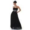 Elegantes Glamour Abendkleid Aus Chiffon Mit Strass Schwarz 1 Elegantes Glamour Abendkleid Aus Chiffon Mit Strass Schwarz -Günstiges Moden Funke Geschäft elegantes glamour abendkleid aus chiffon mit strass schwarz