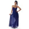 Elegantes Trägerloses Bandeau Abendkleid Aus Chiffon Royal Blau 2 Elegantes Trägerloses Bandeau Abendkleid Aus Chiffon Royal Blau -Günstiges Moden Funke Geschäft elegantes traegerloses bandeau abendkleid aus chiffon royal blau