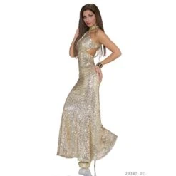 Exklusives Glamour Gala Abendkleid Mit Pailletten Gold 8 Exklusives Glamour Gala Abendkleid Mit Pailletten Gold -Günstiges Moden Funke Geschäft exklusives glamour gala abendkleid mit pailletten gold2