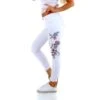 Hautenge Damen Röhrenjeans Mit Blumenprint Und Strass Weiß 1 Hautenge Damen Röhrenjeans Mit Blumenprint Und Strass Weiß -Günstiges Moden Funke Geschäft hautenge damen roehrenjeans mit blumenprint und strass weiss