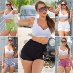 Kurze Damen Gym Shorts Sporthose "SPORT" Hellgrau 19 Kurze Damen Gym Shorts Sporthose "SPORT" Hellgrau -Günstiges Moden Funke Geschäft kurze damen gym shorts sporthose sport hellgrau9