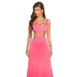 Langes Goddess-Look Maxi-Abendkleid Mit Cut-Outs Coral 11 Langes Goddess-Look Maxi-Abendkleid Mit Cut-Outs Coral -Günstiges Moden Funke Geschäft langes goddess look maxi abendkleid mit cut outs coral4