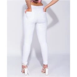 Sexy Damen Highwaist Röhrenjeans Destroyed-Look Weiß 14 Sexy Damen Highwaist Röhrenjeans Destroyed-Look Weiß -Günstiges Moden Funke Geschäft sexy damen highwaist roehrenjeans destroyed look weiss6