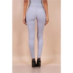 Sexy Figurbetonende Damen Skinny Jeans Mit Zippern Hellgrau 9 Sexy Figurbetonende Damen Skinny Jeans Mit Zippern Hellgrau -Günstiges Moden Funke Geschäft sexy figurbetonende damen skinny jeans mit zippern hellgrau3