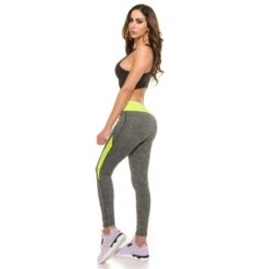 Sexy Jogging Sporthose Fitness Yoga Leggings Grau/Neon Gelb 14 Sexy Jogging Sporthose Fitness Yoga Leggings Grau/Neon Gelb -Günstiges Moden Funke Geschäft sexy jogging sporthose fitness yoga leggings grau neon gelb6