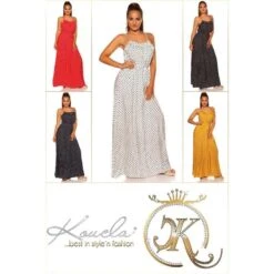 Sommerliches Träger-Maxikleid Mit Polka Dots Schwarz 13 Sommerliches Träger-Maxikleid Mit Polka Dots Schwarz -Günstiges Moden Funke Geschäft sommerliches traeger maxikleid mit polka dots schwarz6